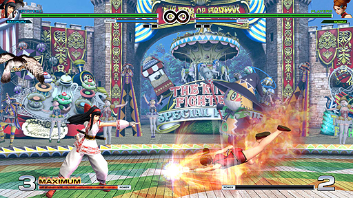 画像ギャラリー No.005のサムネイル画像 / 「THE KING OF FIGHTERS XIV」のチーム紹介トレイラー第14弾「異世界チーム」公開。市来光弘さん，加隈亜衣さんが出演するWeb番組の最新版も