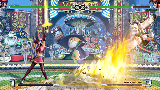 画像ギャラリー No.006のサムネイル画像 / 「THE KING OF FIGHTERS XIV」のチーム紹介トレイラー第14弾「異世界チーム」公開。市来光弘さん，加隈亜衣さんが出演するWeb番組の最新版も