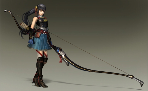 画像ギャラリー No.004のサムネイル画像 / 「討鬼伝2」に登場する武器「弓」を紹介する動画が公開。一矢射ちと番え射ちを使い分けることで，大小あらゆる鬼に対応可能