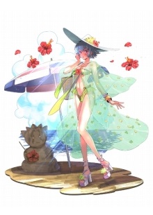 画像ギャラリー No.011のサムネイル画像 / 「.hack//New World」イベント「炎天過熱!騒宴のぴろし3」が開催。水着衣装もガチャに登場