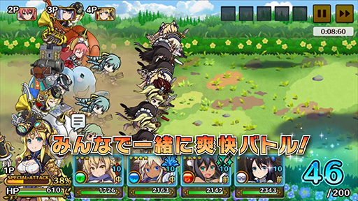 画像ギャラリー No.004のサムネイル画像 / ［TGS 2015］DMM，最大4人同時プレイができるストラテジーアクション「プリンセスパンツァー」を2015年秋冬にリリース