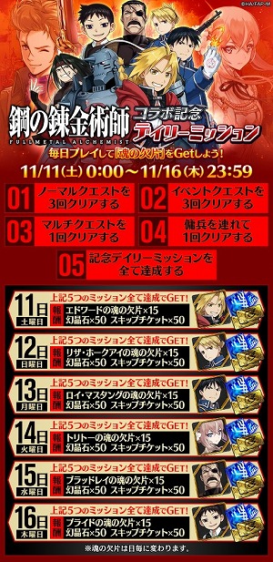画像ギャラリー No.008のサムネイル画像 / 「誰ガ為のアルケミスト」，「鋼の錬金術師」コラボの新ユニットが登場