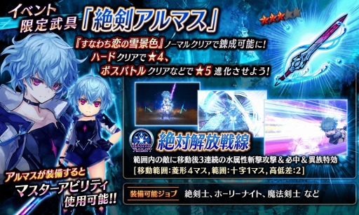 画像ギャラリー No.011のサムネイル画像 / 「誰ガ為のアルケミスト」，FgG3タイトルコラボイベント「誰かの姫など忍びない-すなわち恋の雪景色-」実施