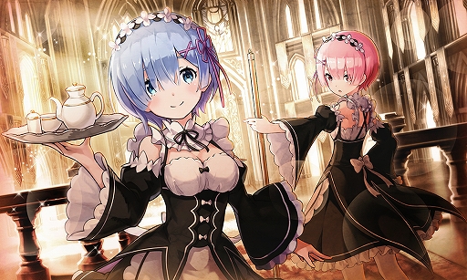 画像ギャラリー No.007のサムネイル画像 / 「誰ガ為のアルケミスト」,TVアニメ“Re: ゼロから始める異世界生活”とのコラボに新ユニットのラムとレムが登場