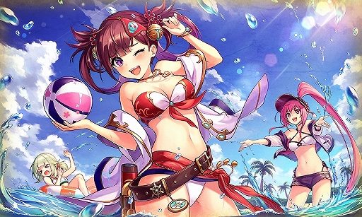画像ギャラリー No.002のサムネイル画像 / 「タガタメ」に“シェンメイ”と“ネフェルティ”の水着スキン付き真理念装が登場