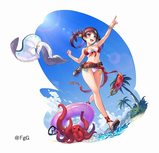 画像ギャラリー No.003のサムネイル画像 / 「タガタメ」に“シェンメイ”と“ネフェルティ”の水着スキン付き真理念装が登場