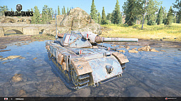 画像ギャラリー No.003のサムネイル画像 / 家庭用版「World of Tanks」，「戦場のヴァルキュリア」とのコラボ車両「エーデルワイス」と「ネームレス」が登場。専用ボイス付きのプレミアム戦車