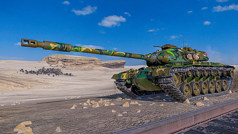 画像ギャラリー No.003のサムネイル画像 / 「World of Tanks」コンシューマ機版とWWEのコラボ開催。5人のスーパースターをイメージした戦車が登場