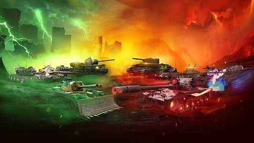 画像ギャラリー No.006のサムネイル画像 / PS4/Xbox One版「World of Tanks」，モンスター車輌を使用できるハロウィーンモードが開催中