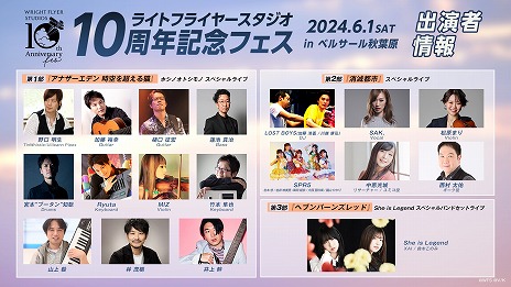 画像ギャラリー No.005のサムネイル画像 / 6月1日開催のリアルイベント「ライトフライヤースタジオ10周年記念フェス」で，10年間を振り返るブックレットを無料配布
