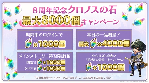 画像ギャラリー No.008のサムネイル画像 / 「アナザーエデン 時空を超える猫」,メインストーリー第3部最終編は4月12日に配信。8周年キャンペーンの情報も明らかに
