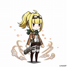 画像ギャラリー No.002のサムネイル画像 / 「あっきのじかん」,「進撃の巨人」コラボで登場するキャラクターを紹介