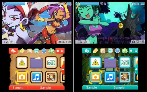 画像ギャラリー No.001のサムネイル画像 / 「シャンティ」と「マイティースイッチフォース!」の3DS用テーマが2月3日に登場
