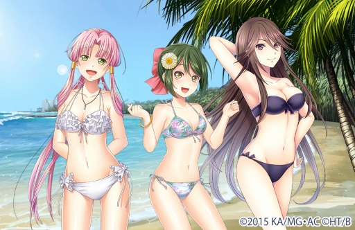 画像ギャラリー No.001のサムネイル画像 / 「ARIA〜AQUA RITMO〜」バカンスがテーマの水着カードシリーズが登場