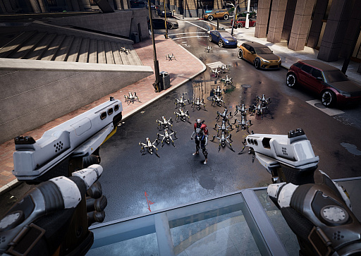 画像ギャラリー No.002のサムネイル画像 / Epic GamesがOculus「Rift」向けFPS「Robo Recall」を発表。「Touch」コントローラ対応で，2017年第1四半期にRift所有者へ無料でリリース