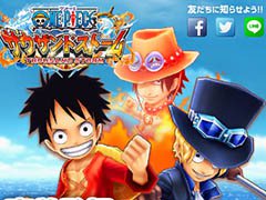 「ONE PIECE サウザンドストーム」は最大3人でオンライン協力プレイ可能なスマホRPG。本日開始の事前登録特典の目玉はロー（2年前）