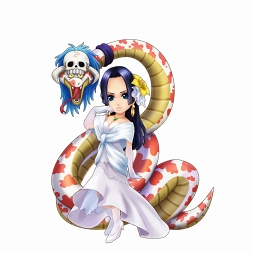 画像ギャラリー No.002のサムネイル画像 / 「ONE PIECE サウザンドストーム」,ウェディング衣装のハンコックとペローナが登場