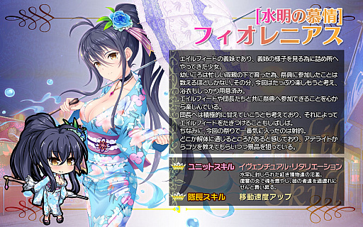 画像ギャラリー No.008のサムネイル画像 / 「ブレイヴガール レイヴンズ」,浴衣姿の特別ユニットが登場する夏祭りイベントが開催