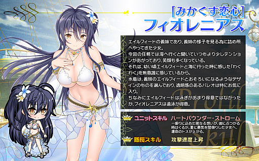 画像ギャラリー No.005のサムネイル画像 / 「ブレイヴガール レイヴンズ」，水着姿の特別ユニットが登場する夏の水着イベント第2弾を開催中