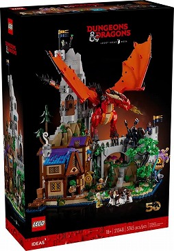 画像ギャラリー No.002のサムネイル画像 / レゴの新セット「ダンジョンズ&ドラゴンズ:レッド・ドラゴンの伝説」が4月4日発売へ。オリジナルのD&D用コラボアドベンチャーも登場