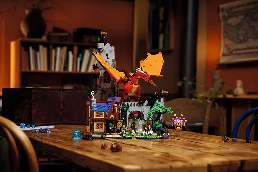 画像ギャラリー No.004のサムネイル画像 / レゴの新セット「ダンジョンズ&ドラゴンズ:レッド・ドラゴンの伝説」が4月4日発売へ。オリジナルのD&D用コラボアドベンチャーも登場