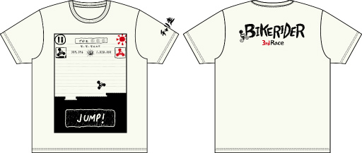 画像ギャラリー No.005のサムネイル画像 / チャリ走×しまむら。「チャリ走」デザインTシャツが販売スタート