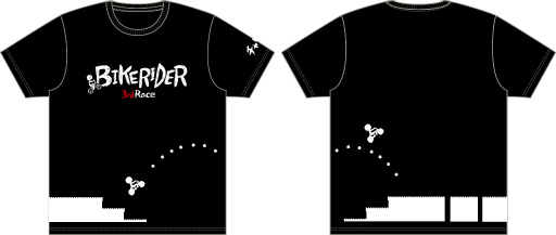 画像ギャラリー No.006のサムネイル画像 / チャリ走×しまむら。「チャリ走」デザインTシャツが販売スタート