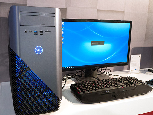 画像ギャラリー No.002のサムネイル画像 / ［COMPUTEX］DellからRyzen搭載のゲーマー向けデスクトップPCや液晶パネル一体型PCが登場。国内発売の予定もあり