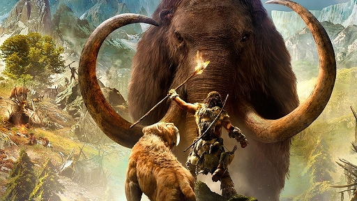画像ギャラリー No.002のサムネイル画像 / 原始時代を背景にした「Far Cry Primal」の最新トレイラーが公開。主人公タッカーは,サーベルタイガーやオオカミを操るビーストマスター