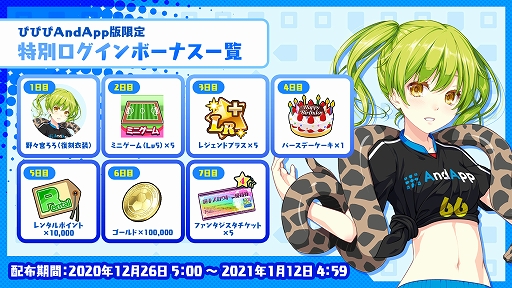 画像ギャラリー No.013のサムネイル画像 / 「ビーナスイレブンびびっど!」,年末年始豪華キャンペーンが実施中