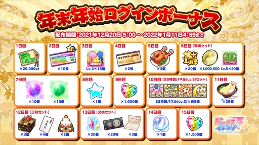 画像ギャラリー No.014のサムネイル画像 / 「ビーナスイレブンびびっど!」,新春びびびくじからログインボーナスまで揃えた年末年始豪華キャンペーンが開催中