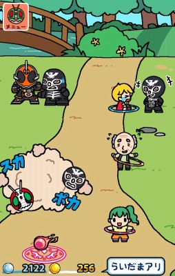 画像ギャラリー No.001のサムネイル画像 / 「ねこあつめ」のシステムをベースにした新作「仮面ライダーあつめ」Android版が「スゴ得コンテンツ」会員向けに本日配信開始
