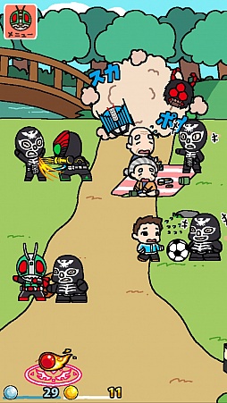 画像ギャラリー No.008のサムネイル画像 / ねこの次は仮面ライダー!? 放置型ゲーム「仮面ライダーあつめ」を紹介する「(ほぼ)日刊スマホゲーム通信」第1094回