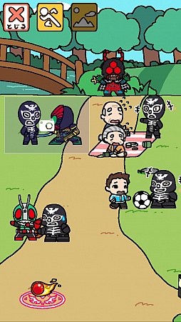 画像ギャラリー No.011のサムネイル画像 / ねこの次は仮面ライダー!? 放置型ゲーム「仮面ライダーあつめ」を紹介する「(ほぼ)日刊スマホゲーム通信」第1094回