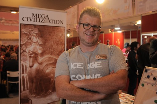 画像ギャラリー No.005のサムネイル画像 / ［SPIEL’15］総重量10kg越えの超大作「MEGA CIVILIZATION」はいかにして生み出されたのか。ゲームデザイナーに聞く，その狙いと手応え