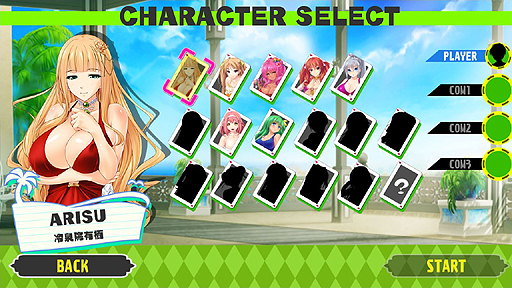 画像ギャラリー No.004のサムネイル画像 / PC用美少女ポーカー「Poker Pretty Girls Battle: Texas Hold'em」の配信がSteamで本日開始。発売後1週間は40％オフ