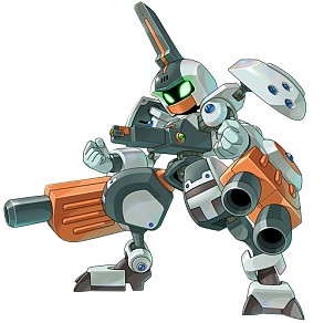 画像ギャラリー No.007のサムネイル画像 / 「メダロット9 カブトVer./クワガタVer.」新主人公機となるカブト型の「ジッパー」とクワガタ型の「ソウエン」が公開に