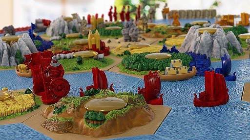 画像ギャラリー No.005のサムネイル画像 / 「カタン 3D拡張」が11月12日発売へ。拡張セット“航海者”と“都市と騎士”の3D版を収録した名作ボードゲームの豪華版。価格は6万4900円