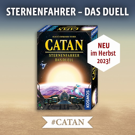 画像ギャラリー No.001のサムネイル画像 / 異色の2人専用カタン「Starship Catan」がリメイク。「CATAN: Sternenfahrer - Das Duell」が2023年内に発売へ