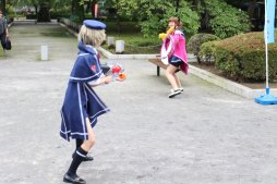 画像ギャラリー No.014のサムネイル画像 / 「ガンスリンガー ストラトス」シリーズ4周年記念「天空納涼祭」が開催。風澄 徹役の阿部 敦さんの地元・栃木県足利市に500名のファンが集結
