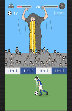 画像ギャラリー No.007のサムネイル画像 / フリーキックで怪獣達を撃退せよ。サッカー風ゲーム「副キャプテン」を紹介する「（ほぼ）日刊スマホゲーム通信」第963回