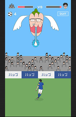 画像ギャラリー No.008のサムネイル画像 / フリーキックで怪獣達を撃退せよ。サッカー風ゲーム「副キャプテン」を紹介する「（ほぼ）日刊スマホゲーム通信」第963回