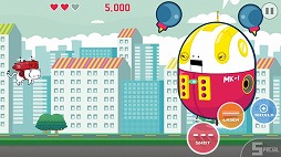 画像ギャラリー No.001のサムネイル画像 / ニコ生のコメントがゲームに反映する「実況！ねこ式戦闘機」，10月21日に配信開始