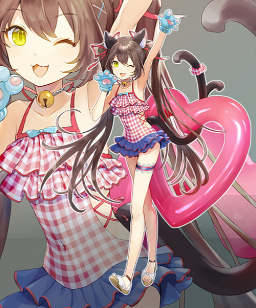 画像ギャラリー No.003のサムネイル画像 / 「ヘクサウォーズ」,イベント「ヘク夏ウォーズ」part1開催&神将「花露煙々羅」が高級ガチャに登場