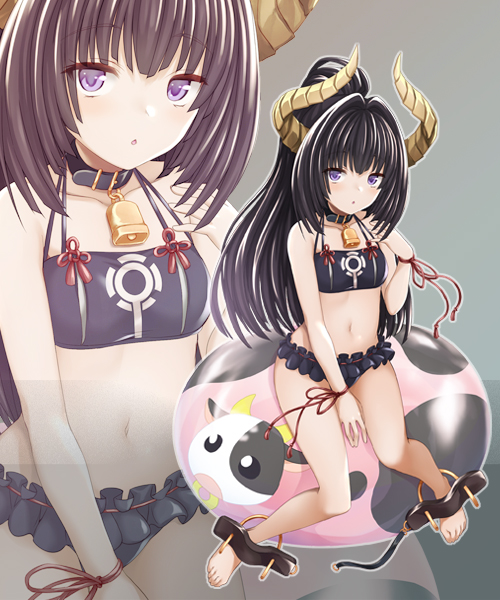 画像ギャラリー No.003のサムネイル画像 / 「ヘクサウォーズ」，水着バージョンの神将「花蕾朧車」が高級ガチャに登場