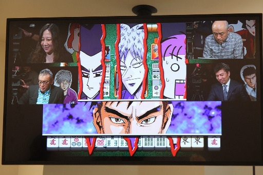 画像ギャラリー No.017のサムネイル画像 / レジェンド級の漫画家達が一堂に会した「近代麻雀オールスターズ 闘牌伝」対局企画が実現。その収録現場の模様をレポート