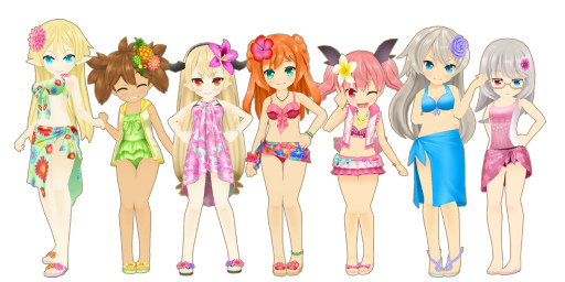 画像ギャラリー No.002のサムネイル画像 / 「ポプスト」,プライベート水着2017が登場。サマーキャンペーンを発表