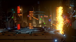 画像ギャラリー No.011のサムネイル画像 / 未来都市を舞台としたアクションSTG「MATTERFALL」が配信開始。「RESOGUN」と「ALIENATION」のワンコインセールも実施