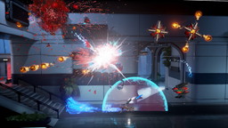 画像ギャラリー No.018のサムネイル画像 / 未来都市を舞台としたアクションSTG「MATTERFALL」が配信開始。「RESOGUN」と「ALIENATION」のワンコインセールも実施