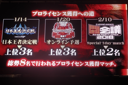 画像ギャラリー No.003のサムネイル画像 / ［闘会議2018］「鉄拳7」公式大会優勝はノビ選手。プロライセンス所持者4名で争われた戦いを制し，賞金200万円を獲得